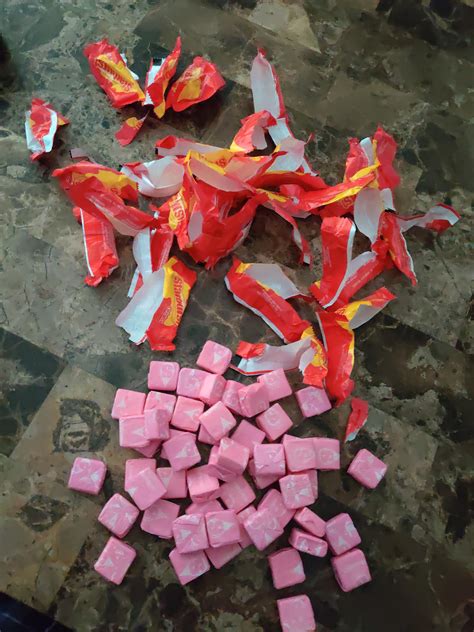 Every Starburst from a big bag of Halloween candy is .